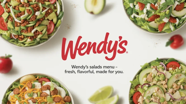Wendy's Salad Menu