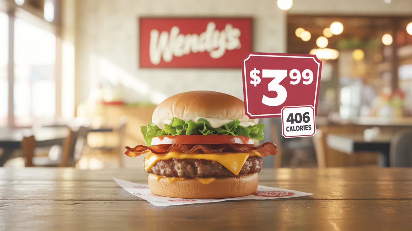 Wendy's Jr. Bacon Cheeseburger