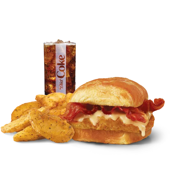 Maple Bacon Chicken Croissant Combo