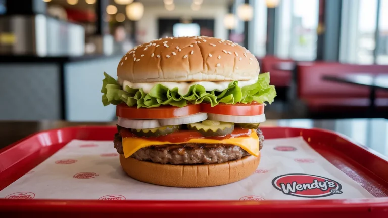 Wendy's Jr. Cheeseburger Deluxe