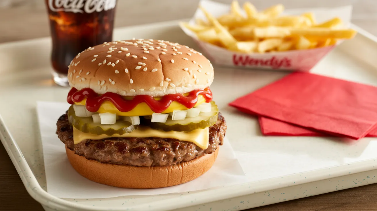 Wendy's Jr. Hamburger